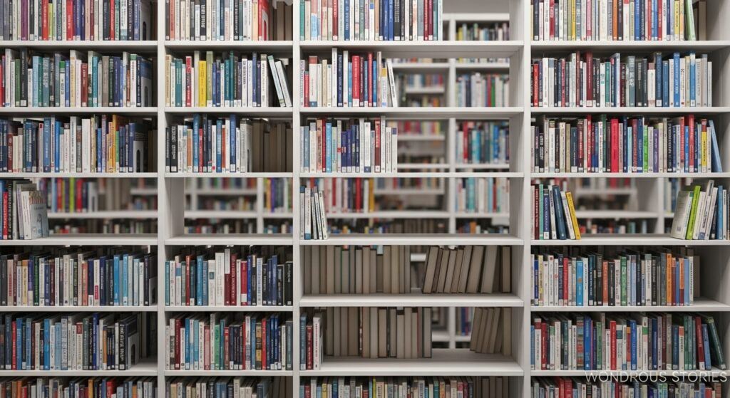 missing library books reflecting modern censorship and removal