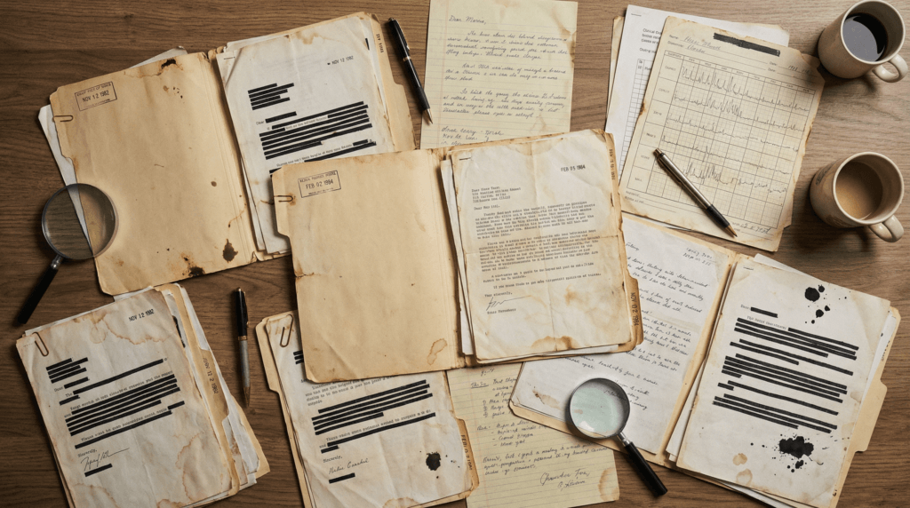 Medical records and correspondence connected to the Cash Landrum UFO case