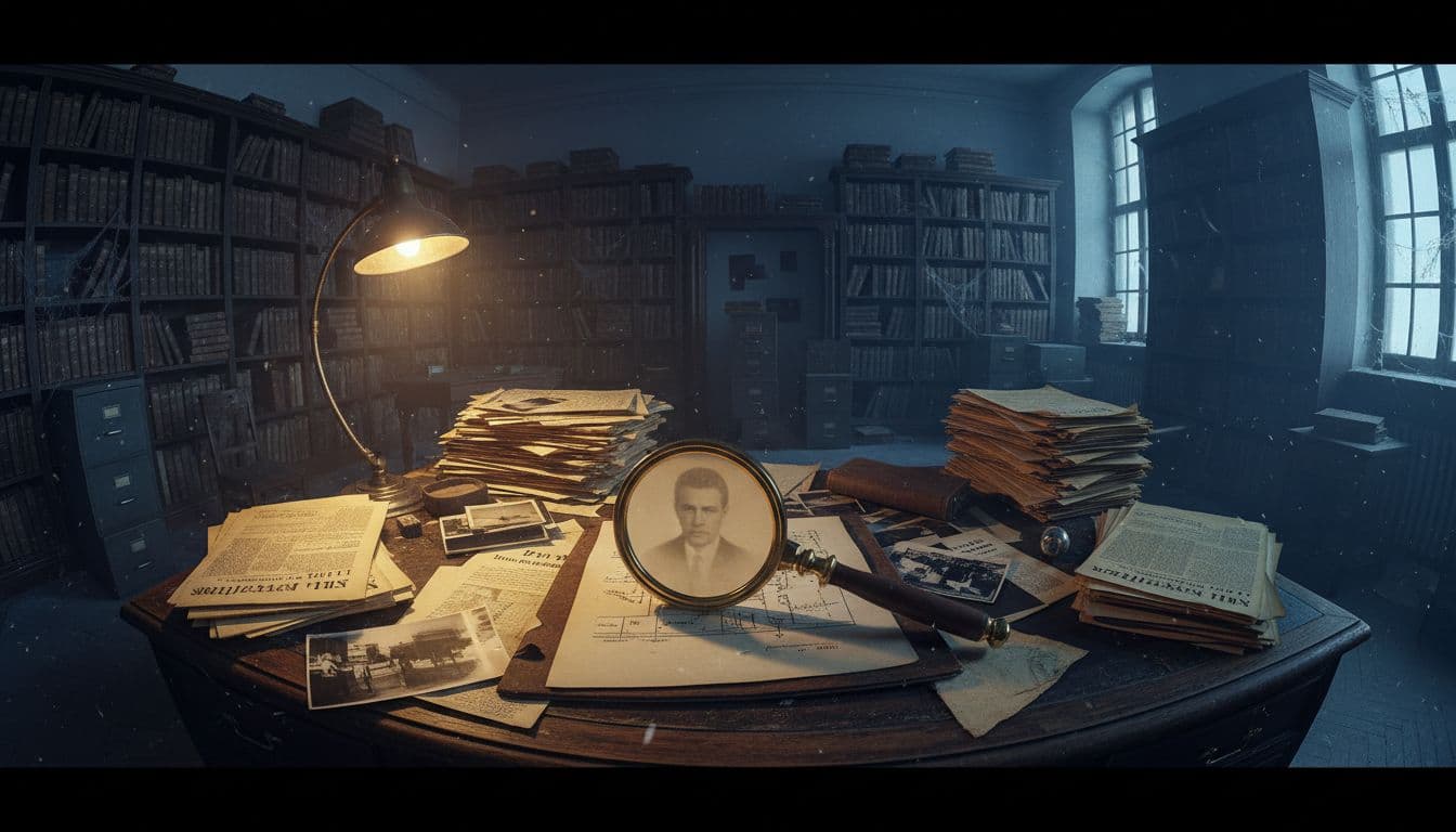 Wondrous Stories mysteries archive documents and evidence